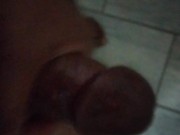 Horny guy musturbating in bathroom 14/16