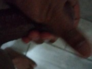 Horny guy musturbating in bathroom 3/16