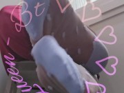 White see through nylon dot socks. You can see just enough 😋 15/16