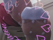 White see through nylon dot socks. You can see just enough 😋 9/16