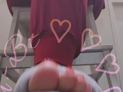 Tapping with my house slippers on the floor. See my toes wiggle 🫠 15/16