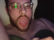 Loser likes to eat his cum 5/16