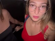 Threesome in ascensore nel centro commerciale 12/16