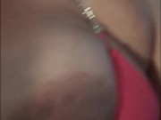 Sucking a big black 11 inch cock while getting fucked. Bbc pov dildo 7/16