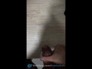 Rubbing My Cock On The Desk And Jerking It Until I Cum! 4/16