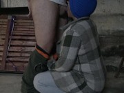 french mature street prostitute has rough sex in abondoned building 5/16