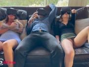 Trailer Mazy Mays came over to visit her college sorority friend Chanel Camryn. She bought with her some mystic VR Goggles 1/16