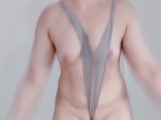 Thong shoulder wedgie jumping jacks 9/16