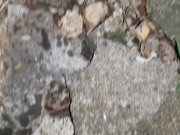 I piss, masturbate and squirt during an orgasm in a public place - IkaSmokS 15/16