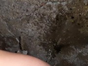 I piss, masturbate and squirt during an orgasm in a public place - IkaSmokS 6/16