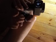 Rubber dildo on a vibrator and in the ass! High! 8/16