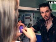 Slim Babe Tiffany Tatum Drilled by Hard Cock - LETSDOEIT 2/16