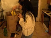 GFE sessiona nd date with Leena Lux pussy rubbing 1/16