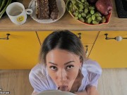 Hot Anal Loving Stepmom Prefers a Hard Cock in Both Holes for Breakfast 3/16