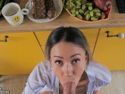 Hot Anal Loving Stepmom Prefers a Hard Cock in Both Holes for Breakfast 5/16