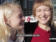 Ersties - Two Sexy German Babes Board a Train For Hot Lesbian Sex 1/16