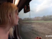 Ersties - Two Sexy German Babes Board a Train For Hot Lesbian Sex 16/16