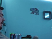 Watch Your Hot College Boyfriend Stroke His Nice Cock Just For You 4/16