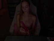 Slobbery Blowjob and Oily Breast Massage from a Young College Girl 1/16