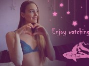 Masturbation of a young fitness babe when her parents are not at home 1/16