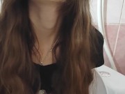 They got  brought a random girl to a public toilet.I finished on her T-shirt 1/16