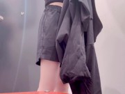 【店員さんと会話あり】試着室でシてない動画Japanese solo female 14/16
