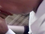 I come home from work and have sex with the maid's stepson, I suck his big cock 6/16