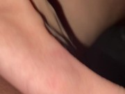 Virgin girl masturbate while standing in the bath 11/16