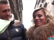 Public Agent very sexy wife and milf has indecent proposal in front of her husband 3/16