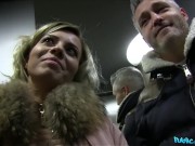 Public Agent very sexy wife and milf has indecent proposal in front of her husband 4/16