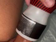 Stamina training with sex toy 1/16