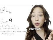 A lecture on mathematics from a cute girl 15/16