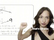 A lecture on mathematics from a cute girl 16/16