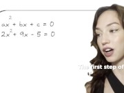 A lecture on mathematics from a cute girl 2/16