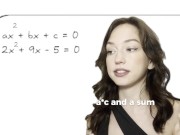 A lecture on mathematics from a cute girl 3/16