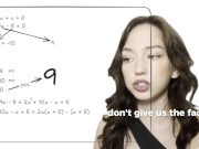 A lecture on mathematics from a cute girl 7/16