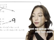 A lecture on mathematics from a cute girl 9/16