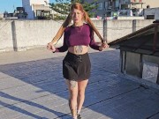 almost caught having sex with shameless big boobs girl on public terrace - coraljade01 evocative01 1/16