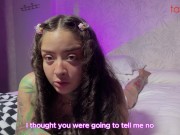 Playing truth or dare with my friend Tantaly I end up sucking her shaved pussy 3/16