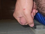 Masturbación sabrosa, por la mañana explosión de semen después de 8 dias 9/16