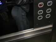 Me cojo a mi VECINA atrapada en el ASCENSOR y termina con la cara llena de leche | Argentina 2/16