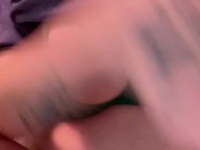 Thick milf playing with both holes 5/16