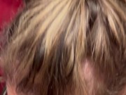 Filthy mouthed milf sucks hard then takes cock from behind 💥 4/16