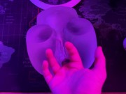 Rough fucking my toy against the desk *anal creampie* 5/16