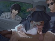 HIS GIRLFRIND IS SUCKING MY DICK AND HE IS WATCHING IT 13/16