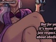 FEMDOM HENTAI JOI - Disciplined By A Russian Lady! (foot worship, humiliation, domination) 3/16