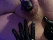 Wife Fists Husband's Ass In Spreader Bar And Cock Cage 4/16