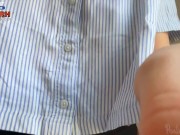 TEEN IS WALKING WITH ANAL PLUG IN PUBLIC AND FLASHING TITS AT SCHOOL 7/16