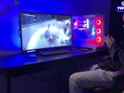 Mulher tem certeza que é melhor que o video game e ela prova 1/16