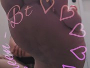 Spreading my toes wide open. 14/16